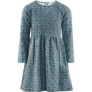 happy girls Jurk  petrol / donkergroen / oranje / wit