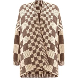 Imily Bela Gebreid vest  beige / bruin