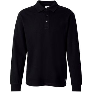 Sweater - Effen - Sweatstof - Polokraag - Lange Mouw