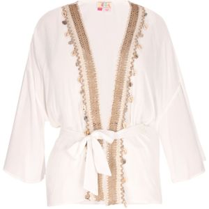 IZIA Kimono  beige / wit