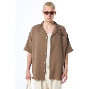 VAMOS CLO Overhemd  bruin