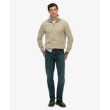 Superdry - Rib Half Rits - Trui - Biologisch Katoen