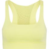 Born Living Yoga - Padma - Sport bh - Geel/Wit - Bustier