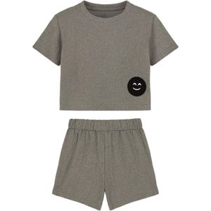 For You Moda Set  taupe / zwart