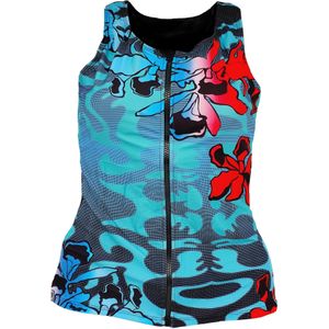 BECO the world of aquasports Tankinitop 'BEsuit Racerback'  blauw / kersrood