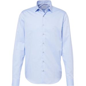 Calvin Klein - Zakelijk Overhemd - Lichtblauw - Slim Fit - Lange Mouw