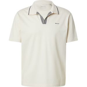 GANT Shirt  crème / royal blue/koningsblauw