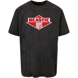 F4NT4STIC Shirt 'The Beastie Boys'  rood / zwart / wit