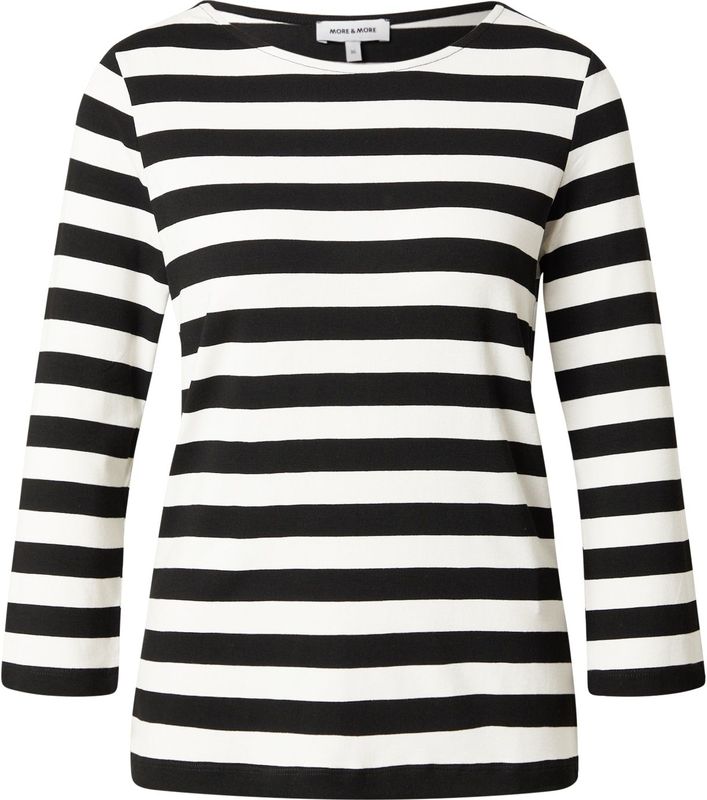 More & More - T-shirt - Nauwsluitende Pasvorm - 3/4-Mouwen