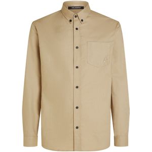 Karl Lagerfeld Overhemd  lichtbruin