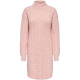 Onlida - Korte Jurk - Gebreide Jurk - Hoge Hals - Lange Mouwen - Regular Fit
