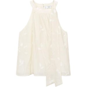 MANGO Top 'TANIA'  ecru / wit