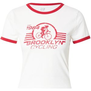 GAP Shirt  rood / wit