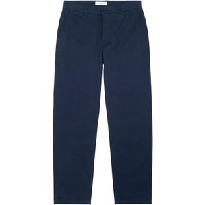 KnowledgeCotton Apparel Chino 'Chuk'  donkerblauw
