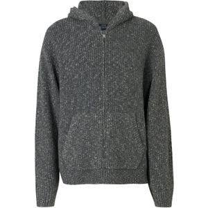 Abercrombie & Fitch Gebreid vest  donkergrijs