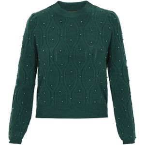 faina Trui  donkergroen