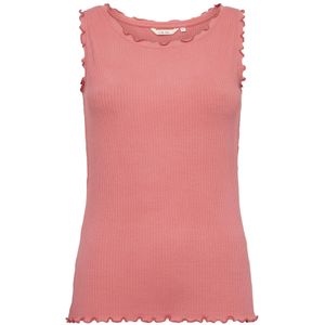 Cream - Ribba - Blousetop - Oudroze - Mouwloos