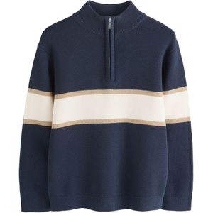 Next Trui  sand / navy / wit
