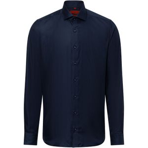 Finshley & Harding Zakelijk overhemd  marine