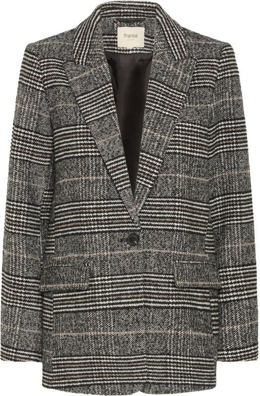 Fransa Blazers  grijs / zwart