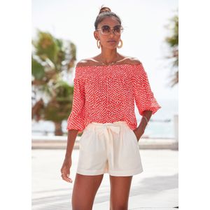 LASCANA Pantalon 'LASCANA'  natuurwit