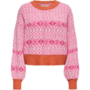 ONLY Trui 'DEA'  oranje / pink / rosa