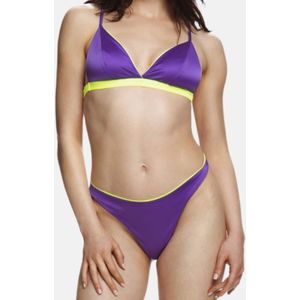 EKCENTRIK Bikinibroek 'Purple Rain'  neonlila