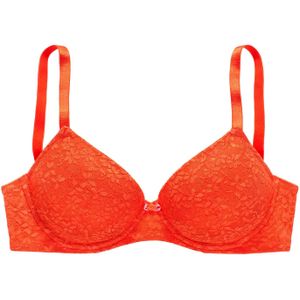 Vivance - Push-up-bh - Mandarijn - Delicate Kant - Gewatteerd