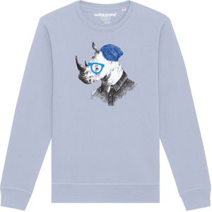 Watapparel Sweatshirt 'Nashorn'  blauw / lichtblauw / zwart / wit