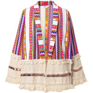 Angel of Style Tussenjas  beige / blauw / geel / pink