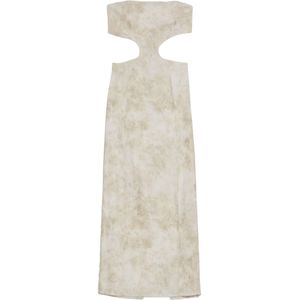 Bershka Jurk  stone grey / lichtgrijs