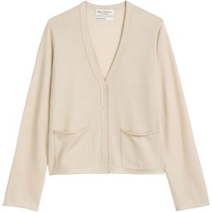 Marc O'Polo Gebreid vest  lichtbeige