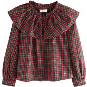 Next Blouse  groen / rood / wit