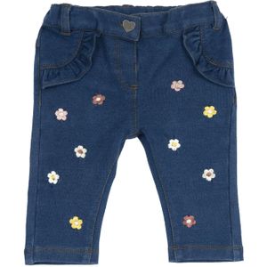 Chicco Broek  blauw denim / geel / rosé / wit