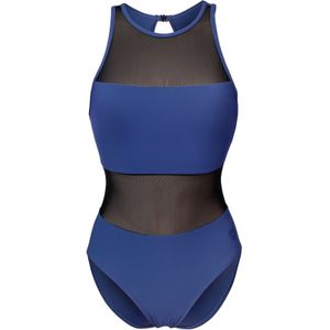 ARENA Badpak 'MESH PANELS VENT BACK'  blauw / zwart