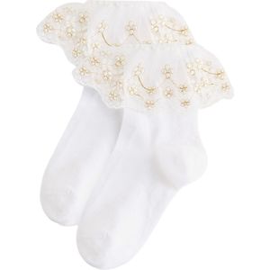 Next Sokken 'Bridesmaid'  geel / wit