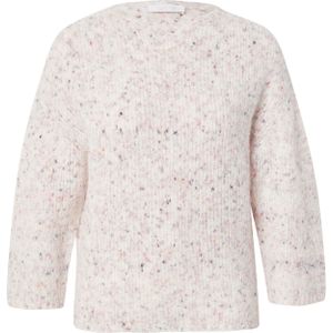 Gebreide pullover met alpaca en 3/4-mouwen