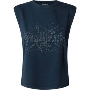 Pepe Jeans Shirt 'Bera'  donkerblauw / wit