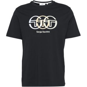 Sergio Tacchini Shirt 'Triade 025'  beige / zwart