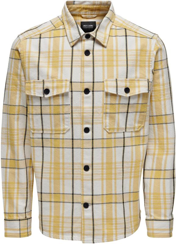 Only & Sons - Overhemd - Geruit - Flanel - Lange Mouwen