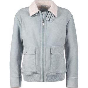 MUSTANG Tussenjas  hemelsblauw / wit