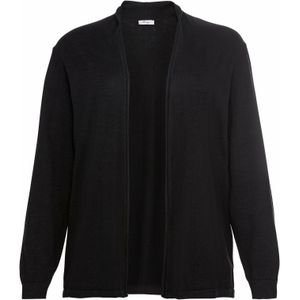 SHEEGO Gebreid vest  zwart