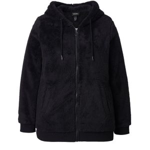 Ulla Popken Sweatvest  zwart