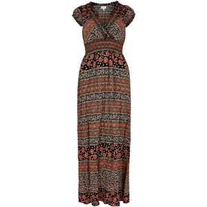 Apricot Jurk  bruin / rosa / roestrood / zwart / wit