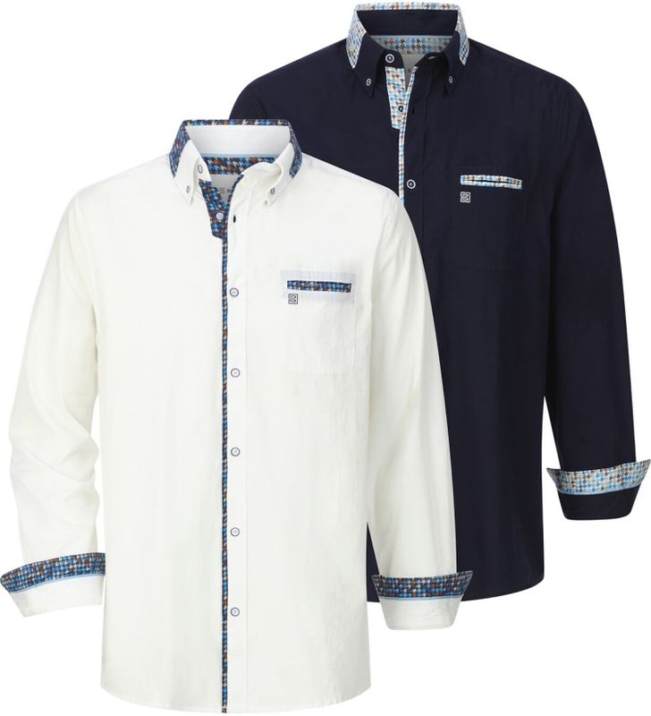 Babista - MATIAS - Overhemden - Wit - Set van 2