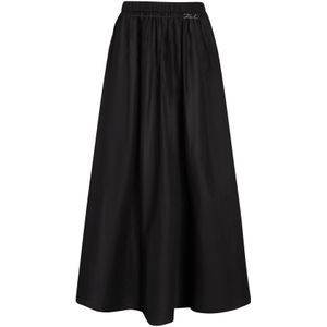 Karl Lagerfeld Rok 'Sheer'  zwart