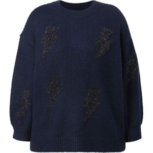 Studio Untold Trui  navy / zwart