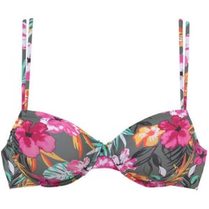 BUFFALO Bikinitop  grijs / gemengde kleuren