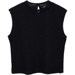 No Matter What Top  zwart