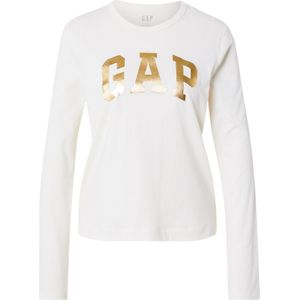 GAP Shirt  goud / wit